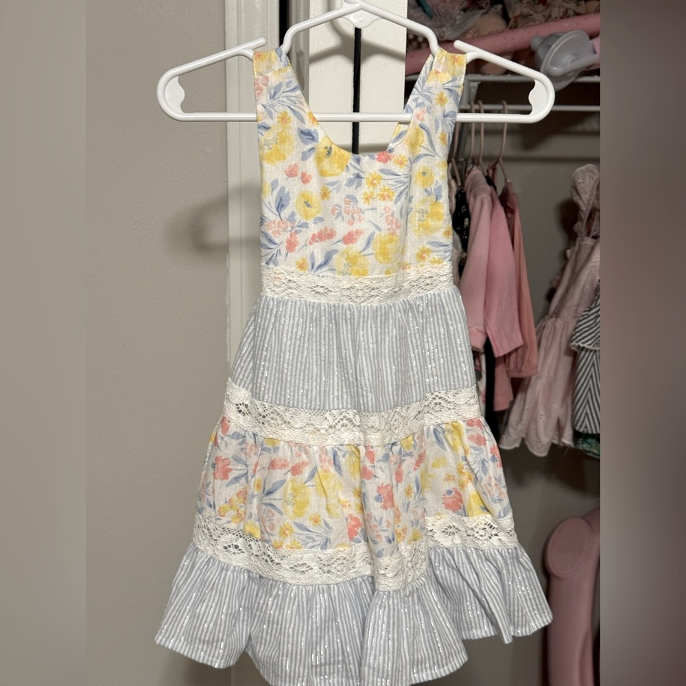 Tommy Bahama floral stripe dress
